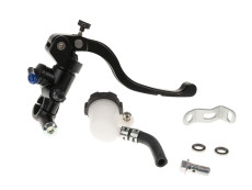 Grip set brake lever brake pump black universal left/right with separate oil reservoir